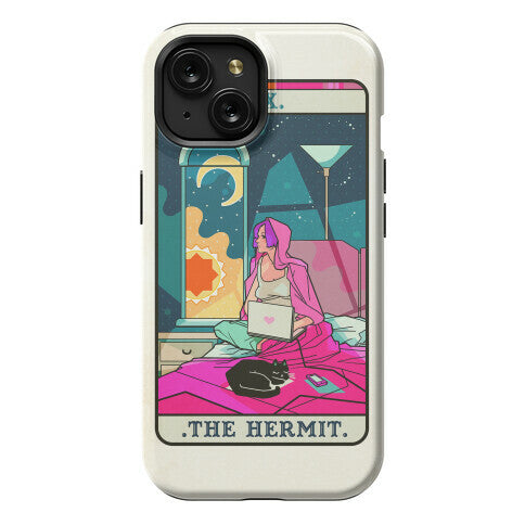 Hermit Tarot Card Phone Case